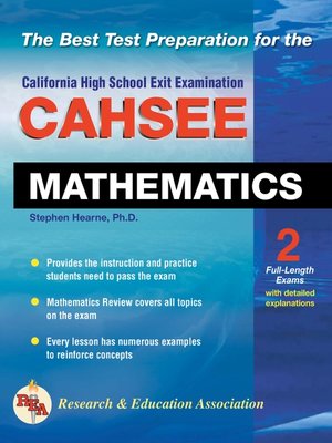cover image of CAHSEE Mathematics Test